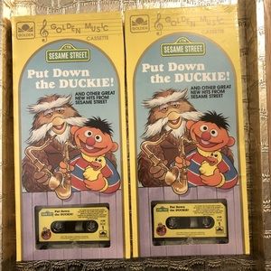 Sesame Street Cassette Hit Songs-vintage